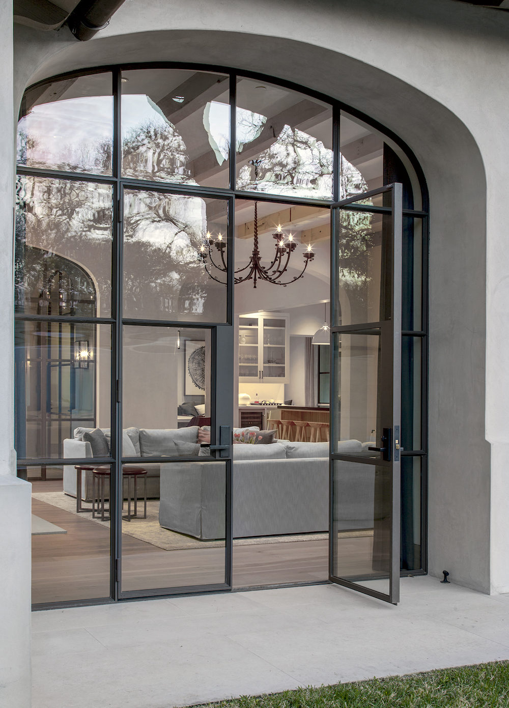 Exterior Arched Steel French Door Gallery E1545257708192 